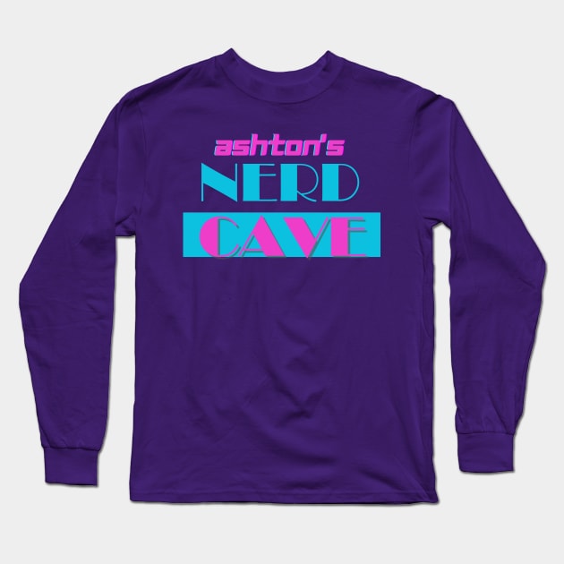 Ashton's NerdCave Vice Logo Long Sleeve T-Shirt by Ashton's NerdCave